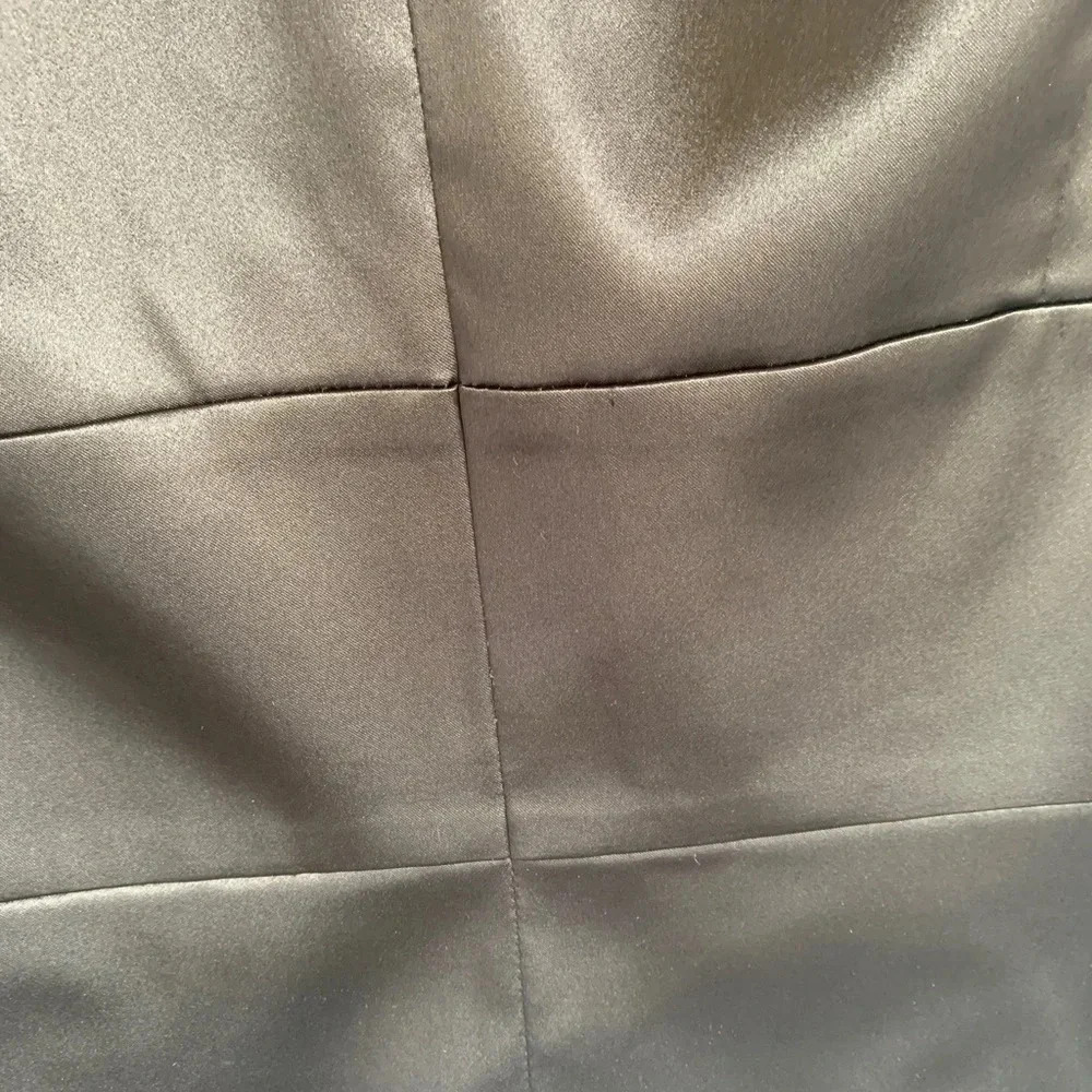 🩵Martinelli Black Satin Blouse (size 44 ITL) Holidays Black Tie Formal - Picture 3 of 16